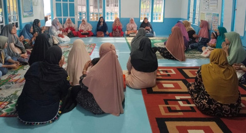 Kolaborasi Ditpolairud Polda Jambi dan GERAMI, Pengajian Ibu-Ibu Pulau Pandan Diharapkan Berikan Dampak Positif
